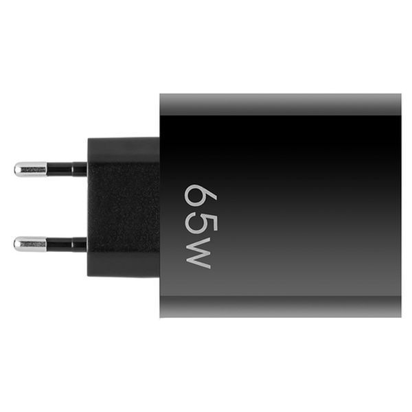Зарядное устройство 65W PD+QC &ndash; Быстрая зарядка для смартфонов, планшетов и ноутбуков черная 1801329 фото