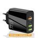 Зарядное устройство 65W PD+QC &ndash; Быстрая зарядка для смартфонов, планшетов и ноутбуков черная 1801329 фото 2