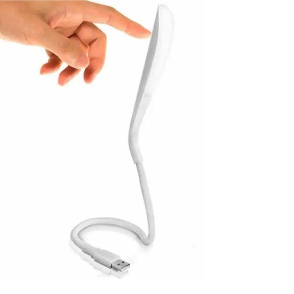 Гибкая светодиодная сенсорная USB LED лампа white 1801340 фото